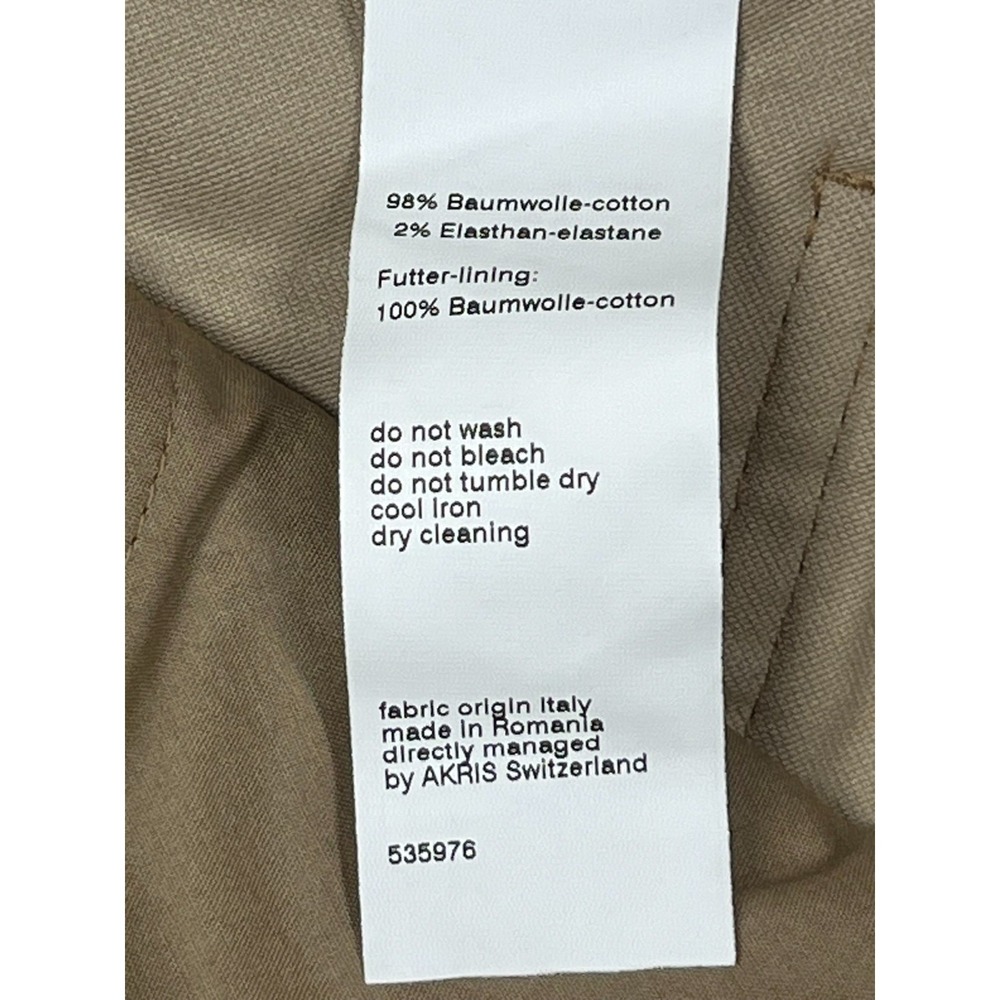Akris Punto Caramel Velvet Flare Pants Cali Trousers Women 8 (Fits 31x27) Luxury - Picture 7 of 16